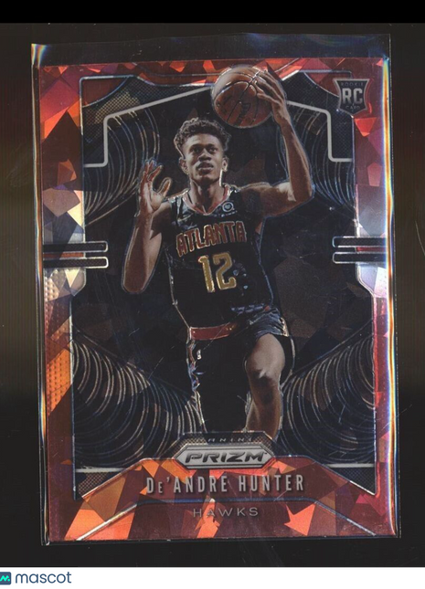 2019-20 PRIZM RED ICE ROOKIE DE'ANDRE HUNTER HAWKS