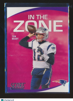 2020 SCORE IN THE ZONE TOM BRADY PATRIOTS