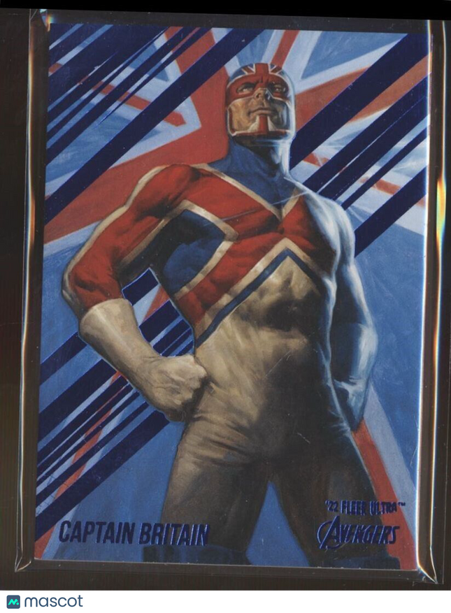 2022 MARVEL FLEER RETRO AVENGERS BLUE /360 CAPTAIN BRITAIN