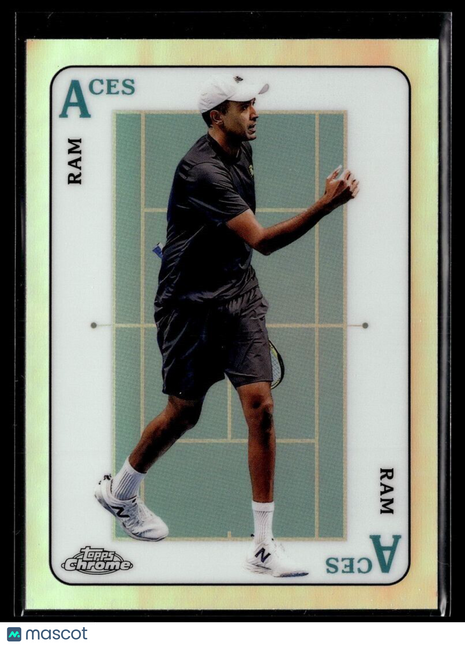2021 TOPPS CHROME TENNIS REFRACTOR ACES ACE-2 Rajeev Ram