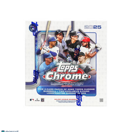 MLB Topps 2025 Chrome Baseball Logofractor Edition Box