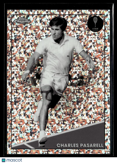 2021 TOPPS CHROME TENNIS BLACK WHITE MINI DIAMONDS 51 Charles Pasarell