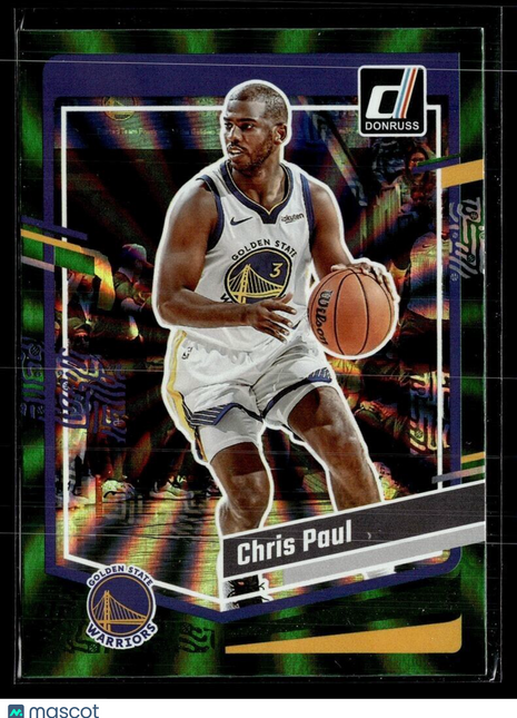 2023-24 DONRUSS GREEN SPIRAL 78 Chris Paul Golden State Warriors