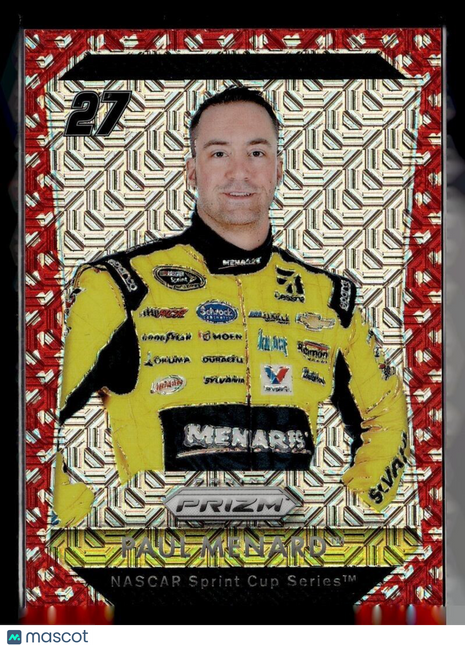 2016 PRIZM RACING RED MOJO /75 PAUL MENARD