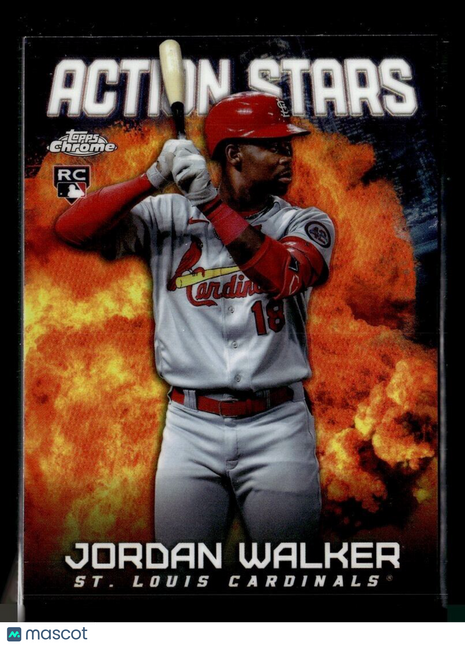 2023 TOPPS CHROME UPDATE ACTION STARS ASC-12 Jordan Walker - St. Louis Cardinals
