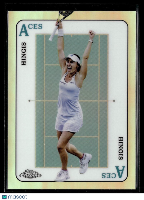 2021 TOPPS CHROME TENNIS REFRACTOR ACES ACE-11 Martina Hingis