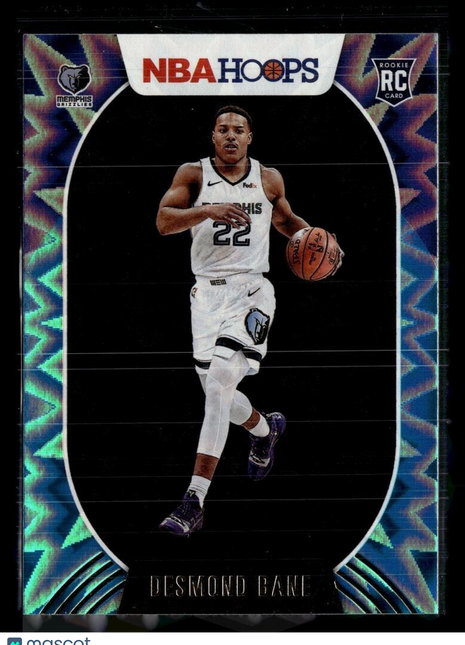 2020-21 NBA HOOPS TEAL IMPACT ROOKIE DESMOND BANE GRIZZLIES