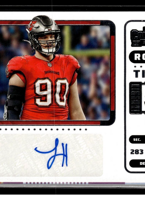 2022 CONTENDERS ROOKIE TICKET VARIATION AUTO LOGAN HALL BUCS