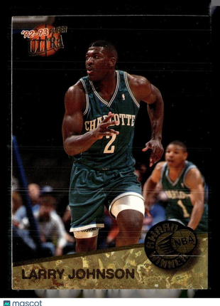 1992-93 FLEER ULTRA AWARD WINNER LARRY JOHNSON HORNETS