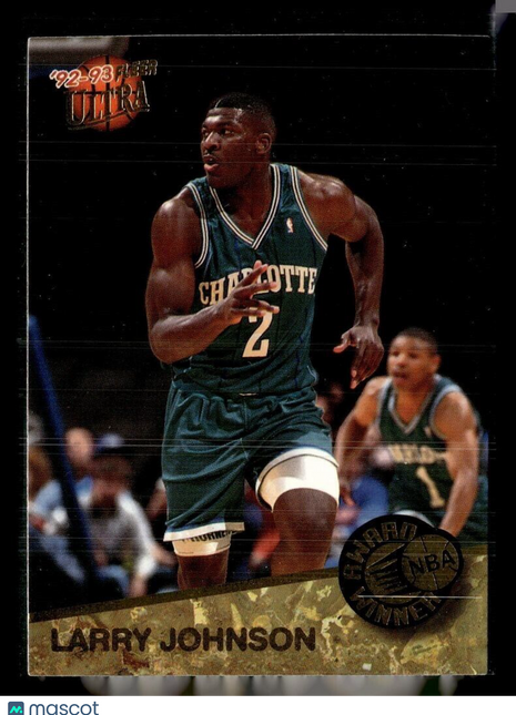 1992-93 FLEER ULTRA AWARD WINNER LARRY JOHNSON HORNETS
