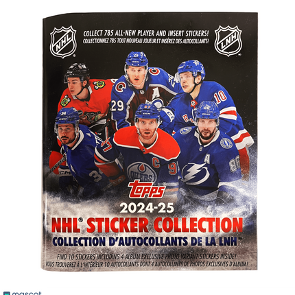 NHL 2024-25 Topps NHL Sticker Collection Album