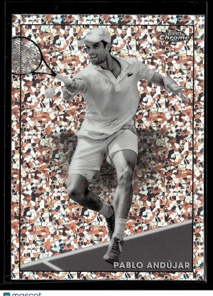 2021 TOPPS CHROME TENNIS BLACK WHITE MINI DIAMONDS 1 Pablo Andújar
