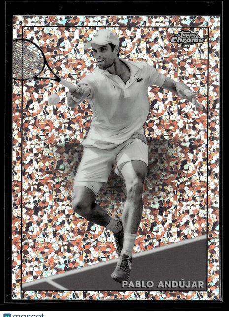 2021 TOPPS CHROME TENNIS BLACK WHITE MINI DIAMONDS 1 Pablo Andújar