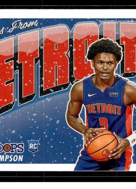 2023-24 NBA HOOPS WINTER GREETINGS FROM AUSAR THOMPSON PISTONS