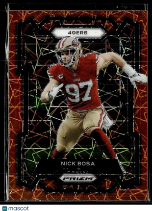 2023 PRIZM ORANGE LAZER 272 Nick Bosa - San Francisco 49ers