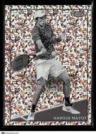 2021 TOPPS CHROME TENNIS BLACK WHITE MINI DIAMONDS 75 Harold Mayot