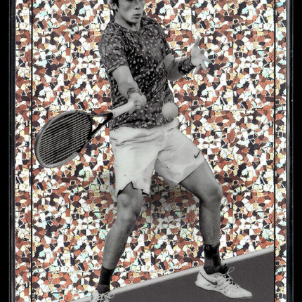2021 TOPPS CHROME TENNIS BLACK WHITE MINI DIAMONDS 75 Harold Mayot