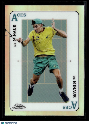 2021 TOPPS CHROME TENNIS REFRACTOR ACES ACE-18 Alex de Minaur