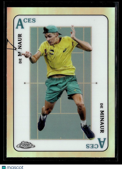 2021 TOPPS CHROME TENNIS REFRACTOR ACES ACE-18 Alex de Minaur