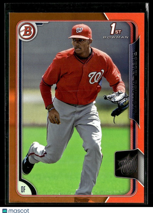 2015 BOWMAN ORANGE /25 RAFAEL BAUTISTA NATIONALS