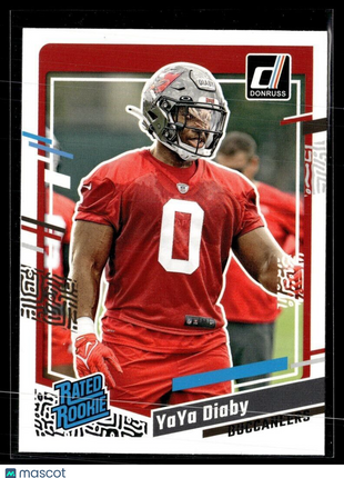 2023 DONRUSS RATED ROOKIE 394 YaYa Diaby - Tampa Bay Buccaneers