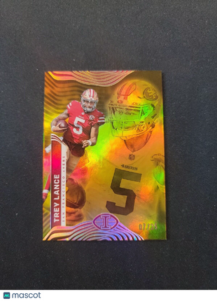 2022 Trey Lance Illusions Gold Foil /25 #88 49ers