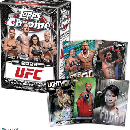 UFC 2026 Topps UFC Chrome Fighting Value Box