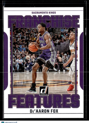 2023-24 DONRUSS FRANCHISE FEATURES DE'AARON FOX KINGS