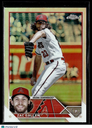 2023 TOPPS CHROME REFRACTOR 49 Zac Gallen - Arizona Diamondbacks