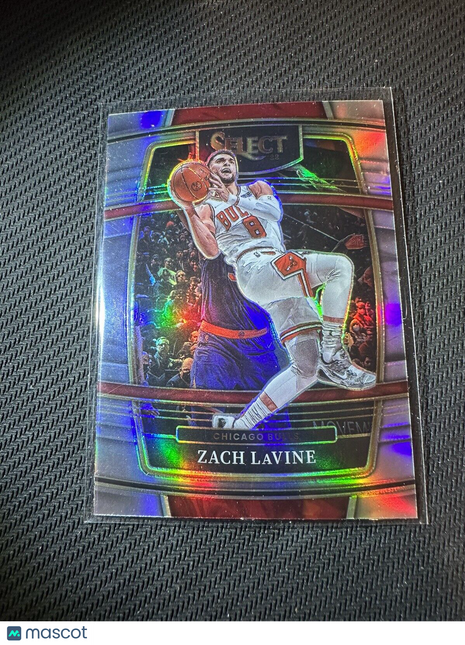 ZACH LAVINE 2021-22 SELECT SILVER #76 CHICAGO BULLS PARALLEL