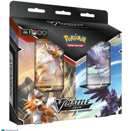 Pokemon V Battle Deck Lycanroc & Corviknight Card Game