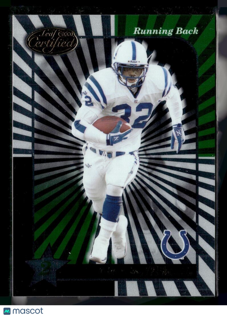 2000 CERTIFIED GREEN 2 STAR EDGERRIN JAMES COLTS