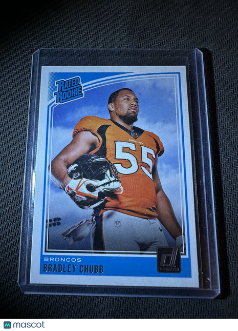 2018 Panini Donruss - Rated Rookie #319 Bradley Chubb (RC)