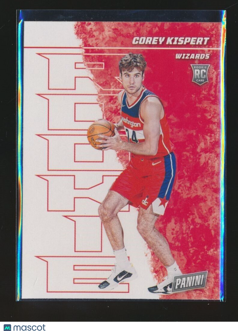 2021-22 PANINI PLAYER OF DAY ROOKIE COREY KISPERT WIZARDS