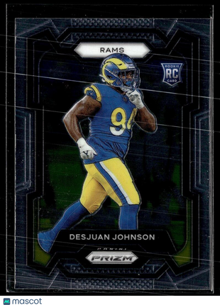 2023 PRIZM ROOKIE 356 Desjuan Johnson - Los Angeles Rams