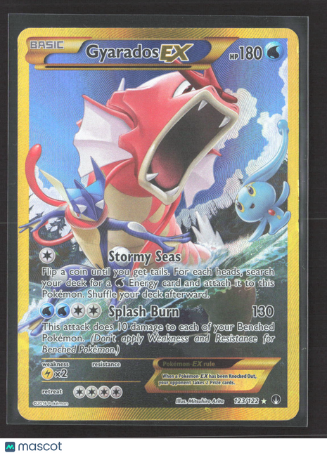 Pokemon 2016 BREAKpoint Gyarados EX #123/122