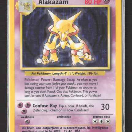 Pokemon 1999 Base Set Alakazam #1/102