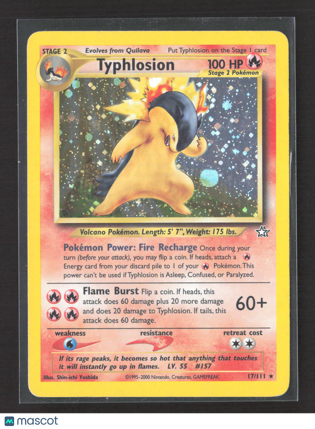 Pokemon 2000 Neo Genesis Typhlosion #17/111