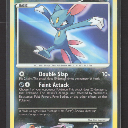 Pokemon 2007 Mysterious Treasures Sneasel #100/130