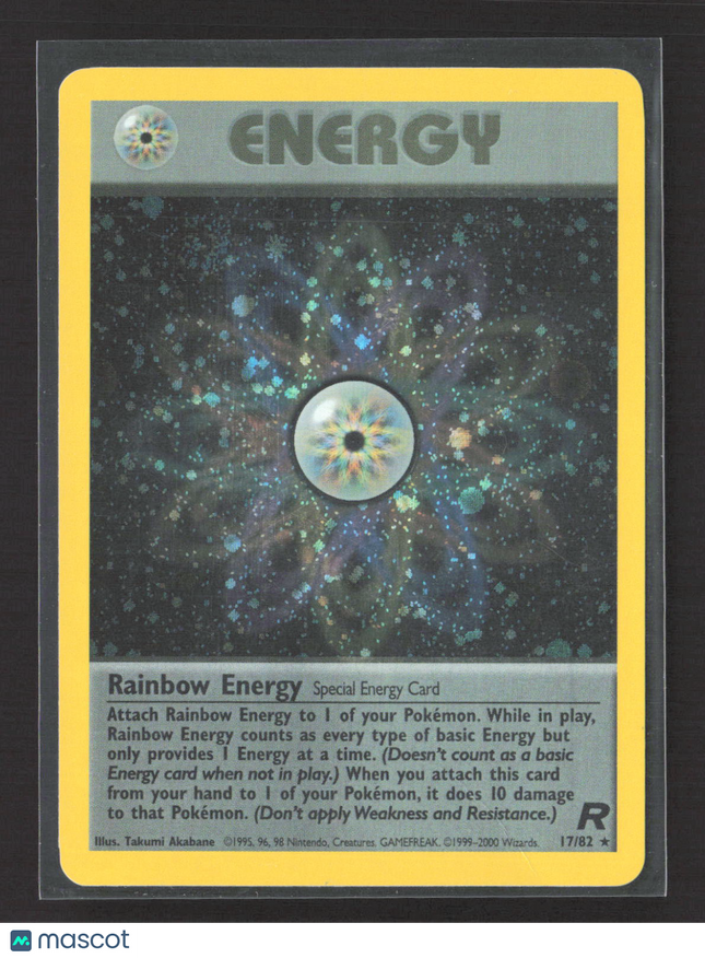 Pokemon 2000 Team Rocket Rainbow Energy #17/82