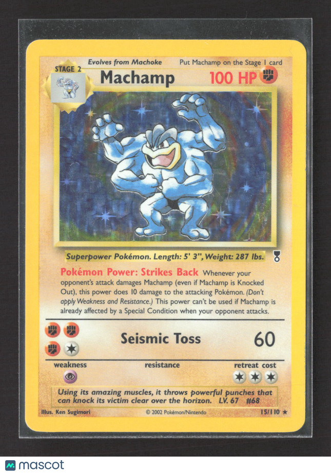 Pokemon 2002 Legendary Collection Machamp #15/110