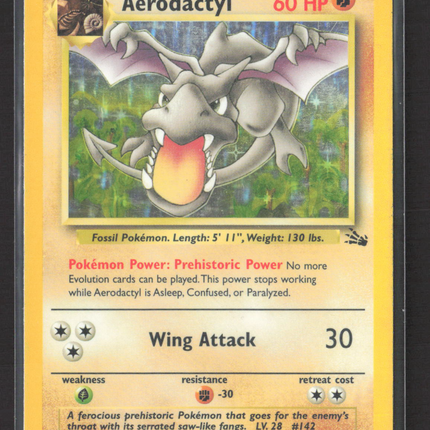 Pokemon 1999 Fossil Aerodactyl #1/62