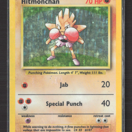 Pokemon 1999 Base Set Hitmonchan #7/102