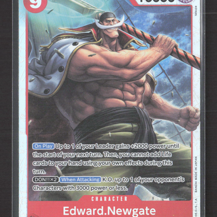 2023 Bandai One Piece Card Game Paramount War Edward Newgate #OP02-004