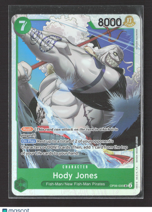 2024 Bandai One Piece Card Game Wings of the Captain Hody Jones #OP06-053