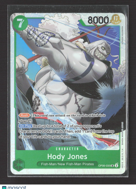 2024 Bandai One Piece Card Game Wings of the Captain Hody Jones #OP06-053