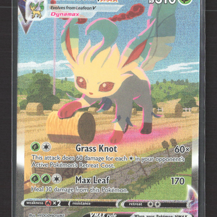Pokemon 2021 Evolving Skies Leafeon VMAX FA #205/203