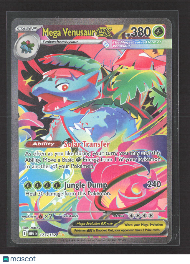 2023 Pokemon 151 Mega Venusaur EX #177/132