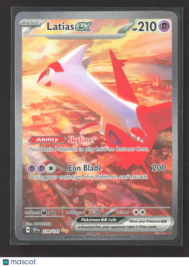 2023 Pokemon 151 Latias EX #239/191