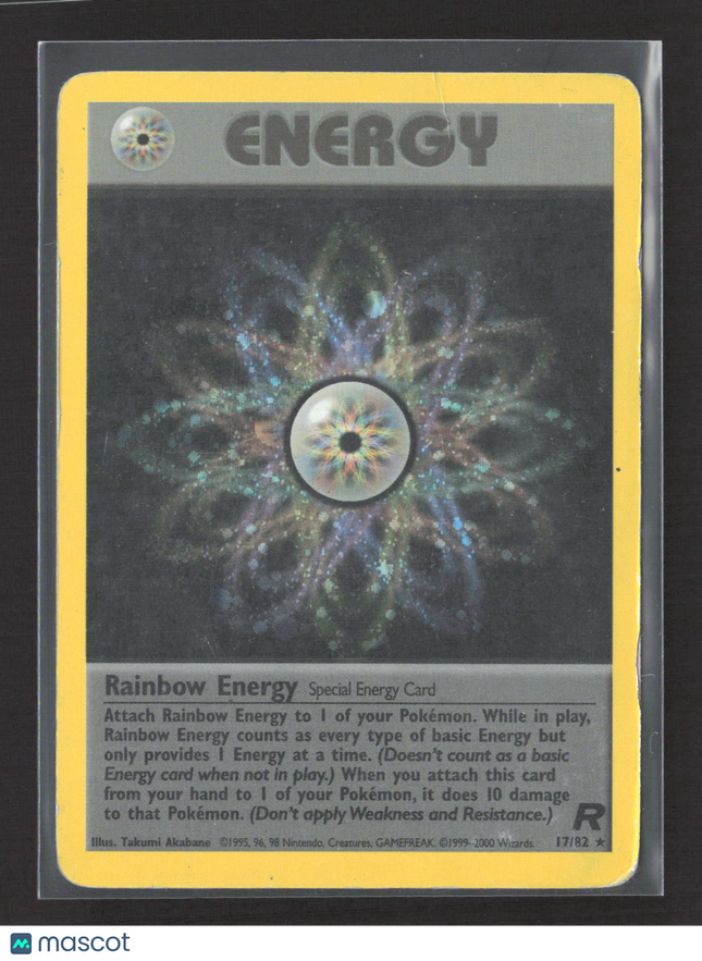 Pokemon 2000 Team Rocket Rainbow Energy #17/82